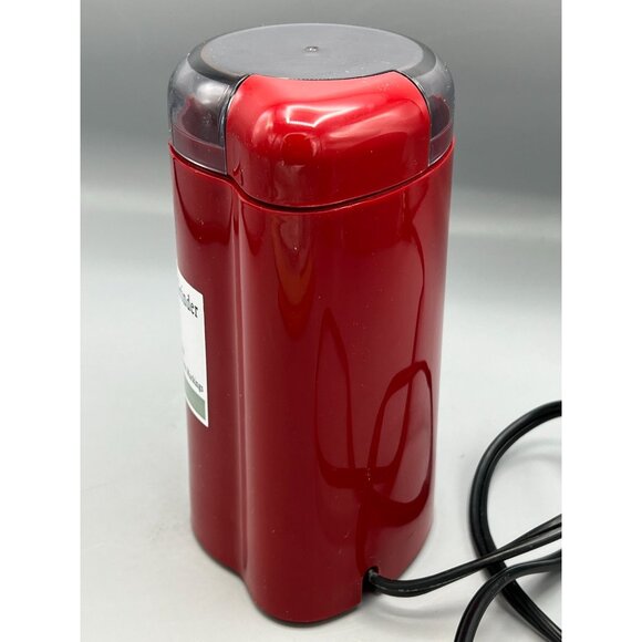 Cuisinart Coffee Bar Coffee Grinder Red Model DCG-20NR Stainless Blades & Bowl - Picture 12 of 13